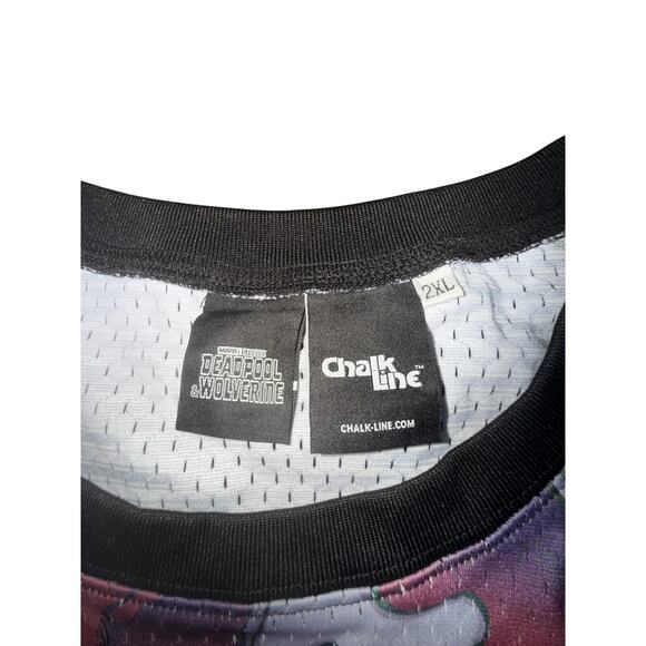 Chalk Line Jersey 2XL/XXL Marvel Deadpool & Wolverine - Picture 4 of 5